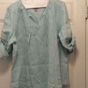 Jjill peasant blouse